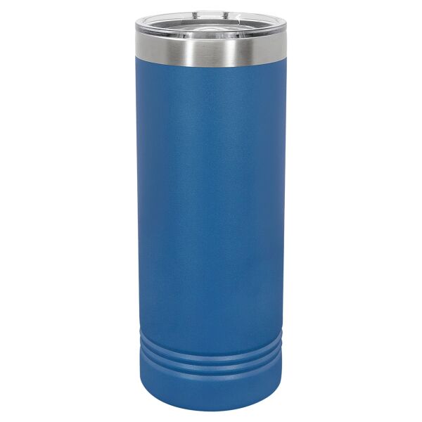 ( 6 or More ) Professionally Engraved - 22 oz. Skinny Tumbler with Slider Lid Thumbnail