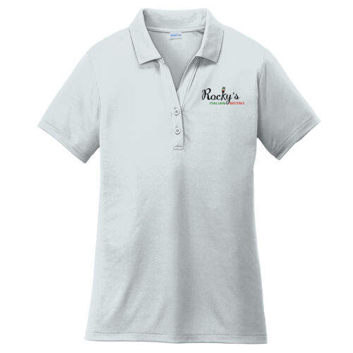 Rocky's Italian Bistro - Left Chest Print - on a Sport-Tek® - Women's PosiCharge ® Competitor Polo Thumbnail